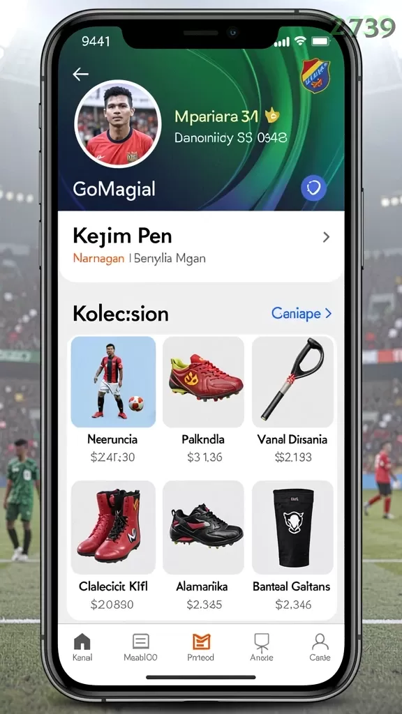 Cuplikan layar CARD — pengaturan akun